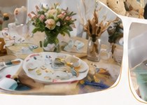 Détail de décoration artisanale